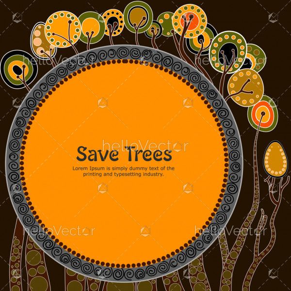Save tree banner background