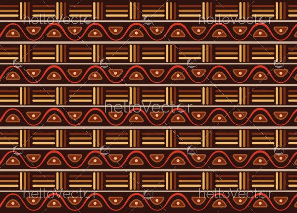 Aboriginal art vector seamless pattern background. 