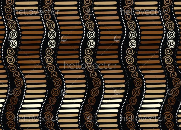 Aboriginal  vector seamless pattern background.
