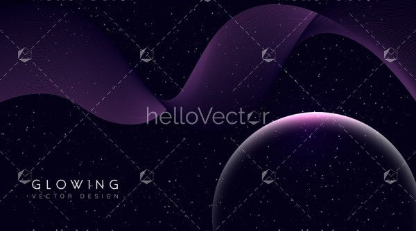 Abstract vector space background