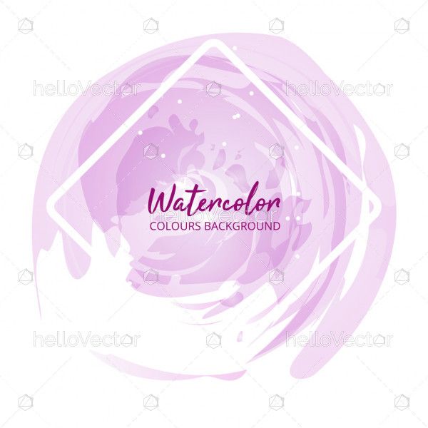 Abstract watercolor banner background - Vector Illustration