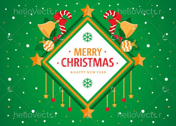Christmas vector banner background