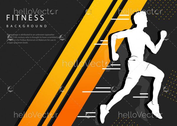 Sport banner template - Vector Illustration