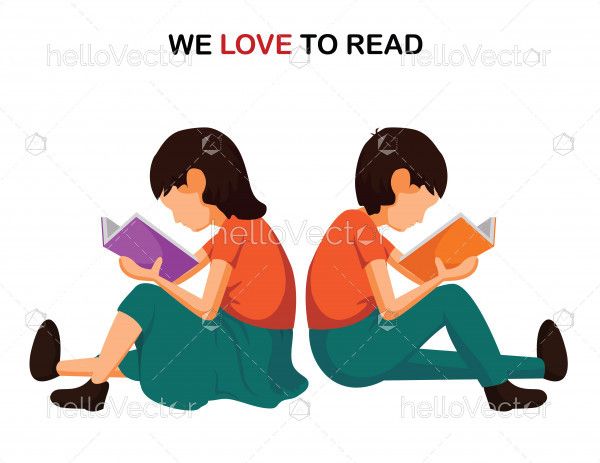 We love reading illustration