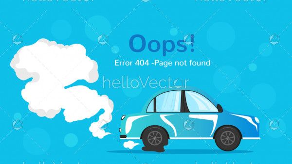 404 error page template design