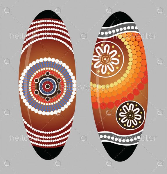 Aboriginal shield (Vector art)