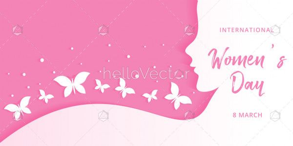 Happy women's day background - Vector Illustration
