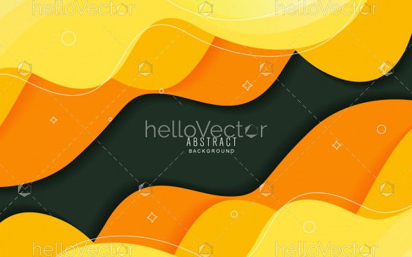 Abstract flow shape vector background.
