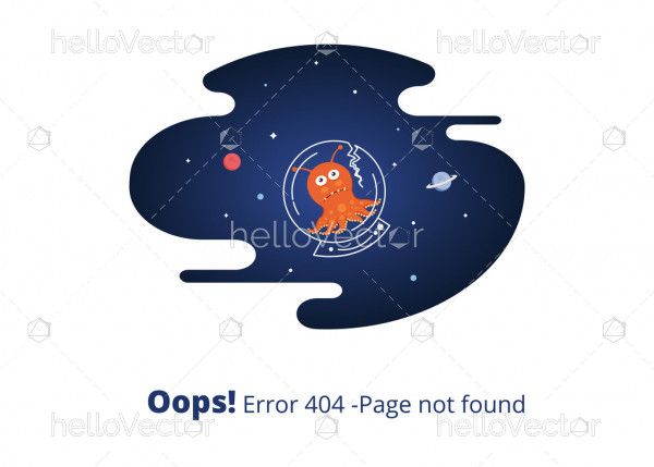 Error 404 page template