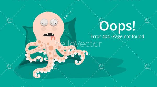 Error 404 page template