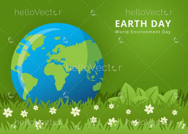 Earth Day - Vector Illustration