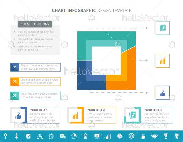 Pie Chart Infographic - Vector Illustration