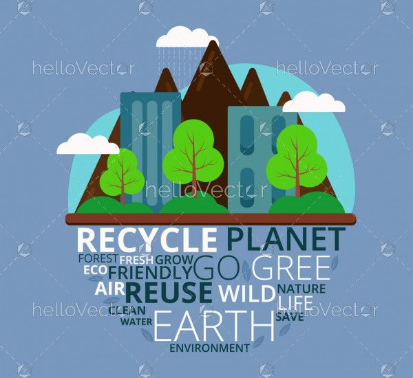 Ecology concept illustration