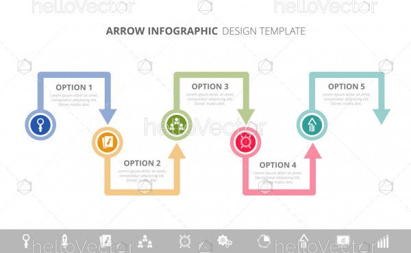 Arrow Infographic Template