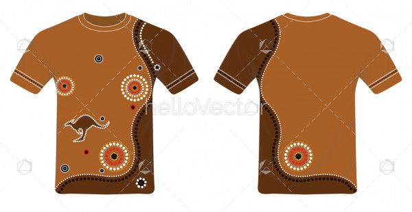 Aboriginal Art T-Shirt Design