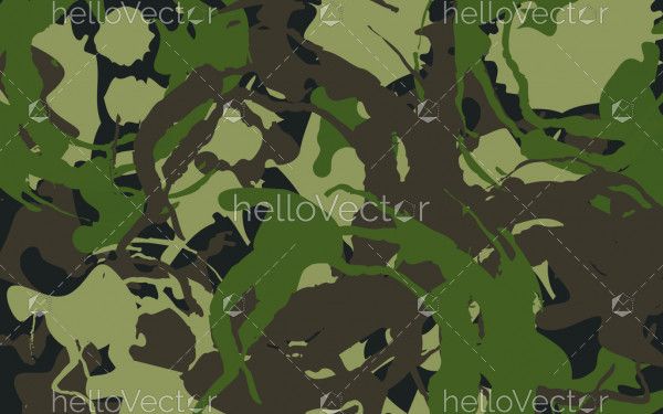 Green camouflage background vector