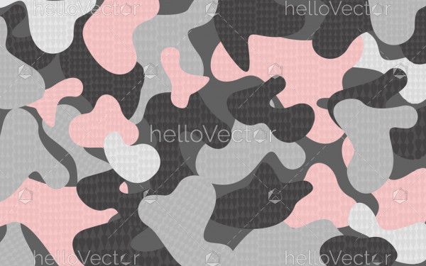 Vector Pink Camouflage Texture