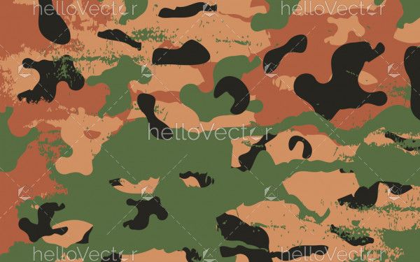Camouflage background - Vector illustration
