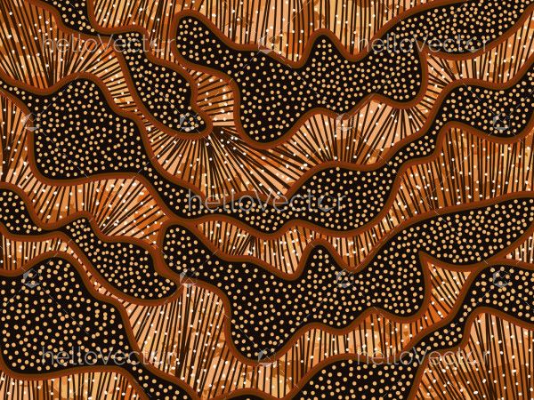 Seamless Pattern Aboriginal
