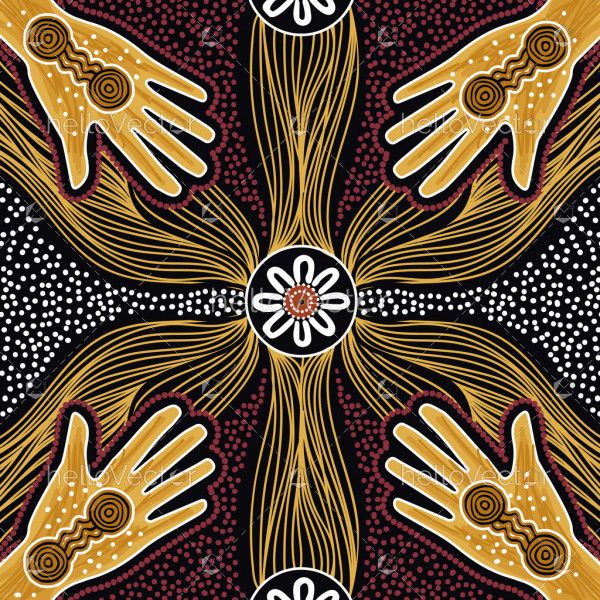 Aboriginal Hand Painting