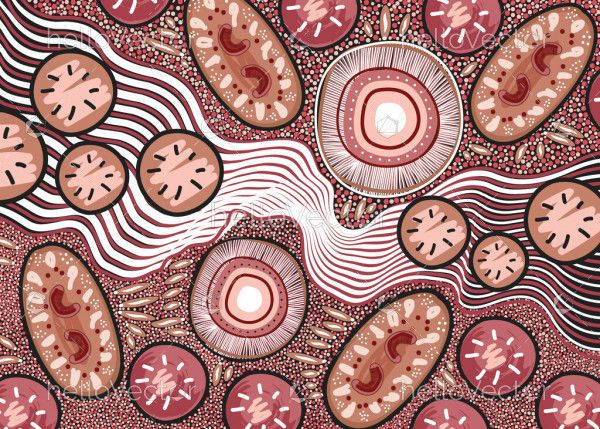 Australian aboriginal background