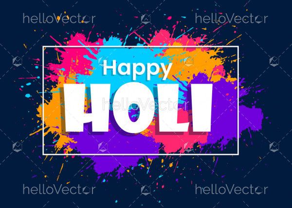 Happy holi festival background