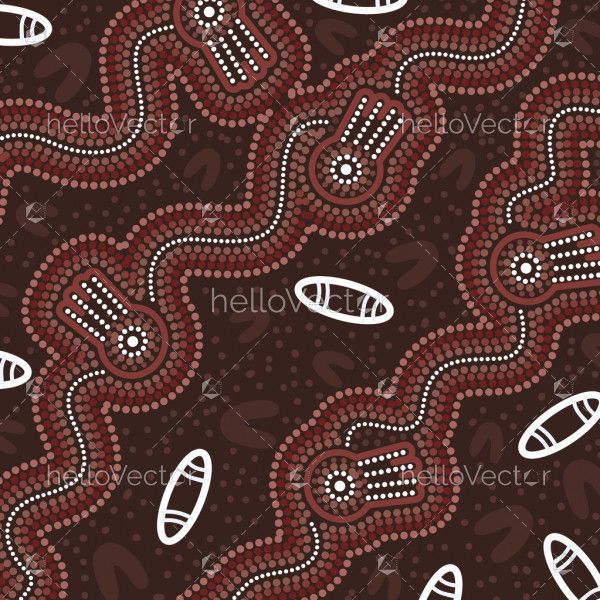 Aboriginal dot background