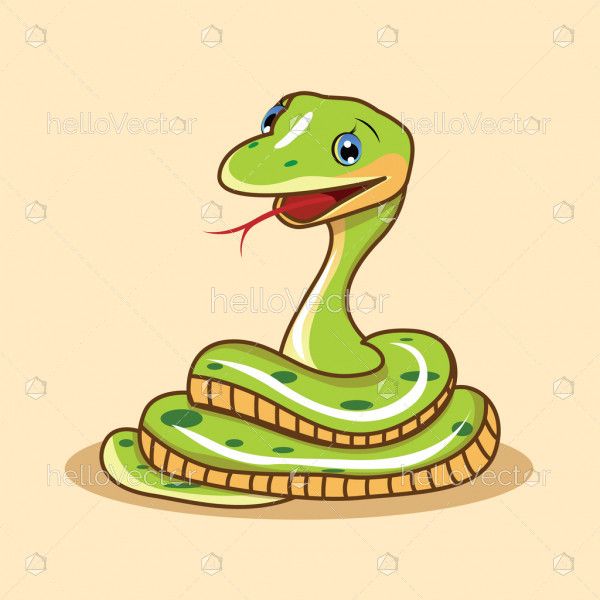Cartoon Snake Illustration