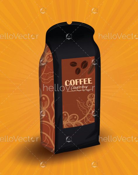 Coffee packaging - Vector illustration