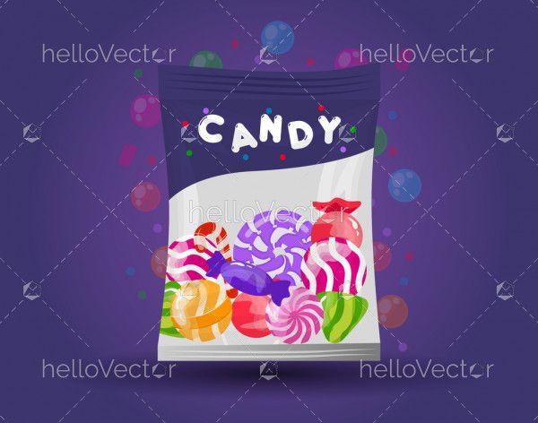 Candy Packaging- Vector Illustration