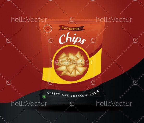 Chips Package Design - Vector
