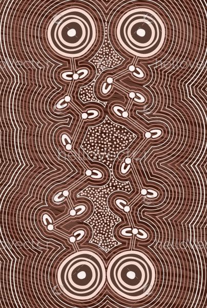 Indigenous connection art background