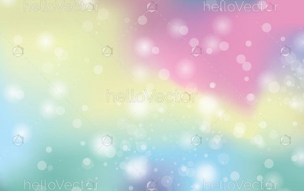 Galaxy fantasy background with rainbow mesh
