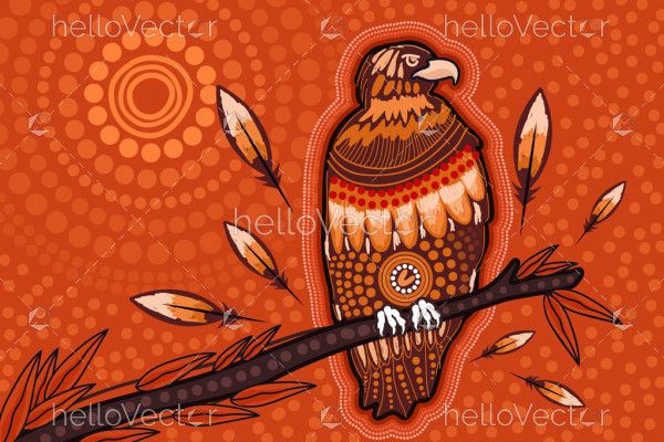 Eagle Painting - Aboriginal