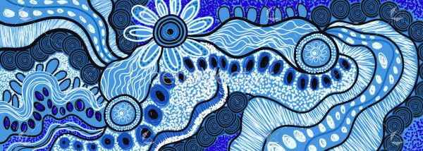 Contemporary style of aboriginal artwork