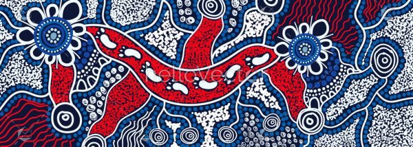 Contemporary style of aboriginal painting