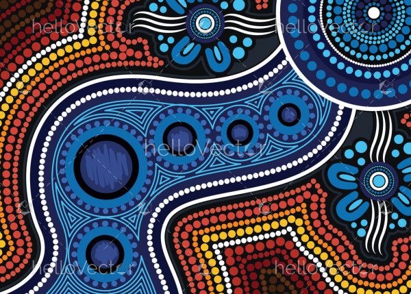 Aboriginal art background