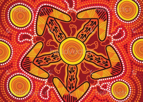 Boomerang aboriginal design