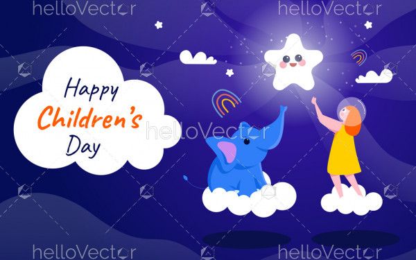 Happy children's day background