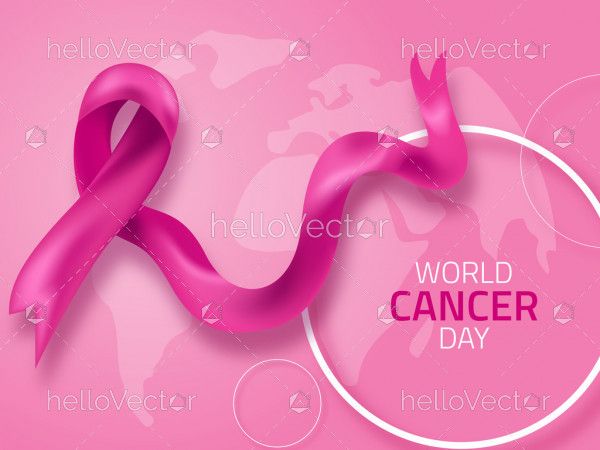 World Cancer Day Banner Illustration