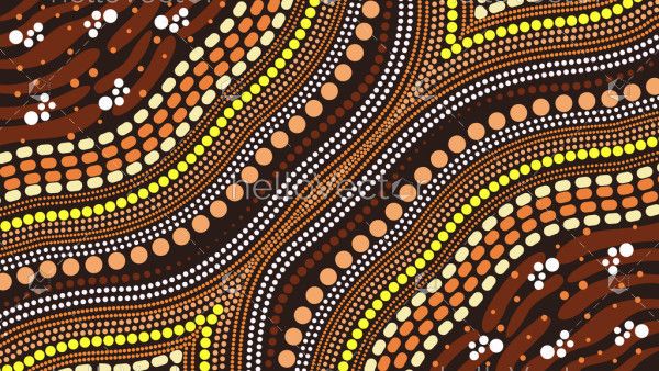 Aboriginal dot design - ready to print