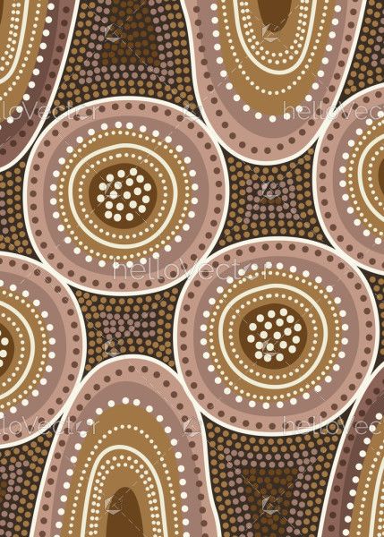 Vector Dot Art Aboriginal Design