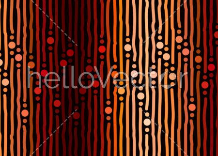 Aboriginal dot art vector seamless pattern background.