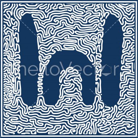 Aboriginal art vector painting.
