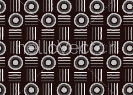 Aboriginal vector seamless pattern background.