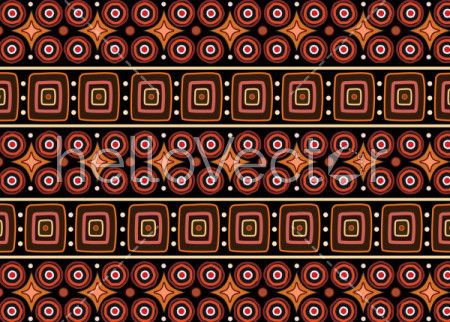 Illustration based on aboriginal style of seamless pattern background.