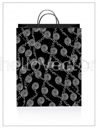 Tote bag with aboriginal art.