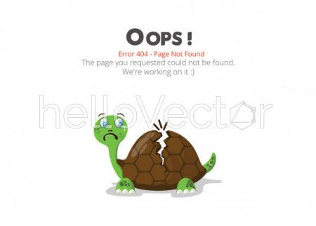 404 error page template vector design