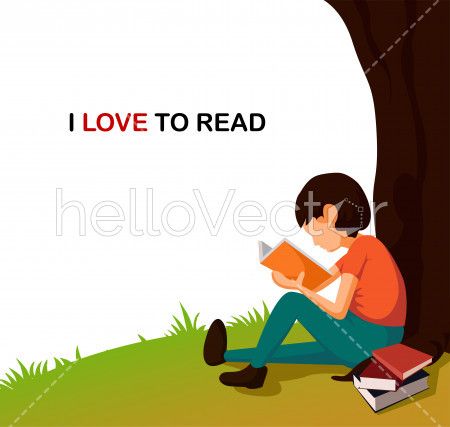 I love reading Illustration