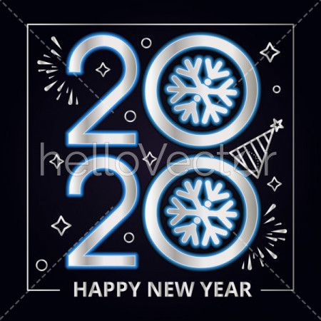 Happy new year 2020 background